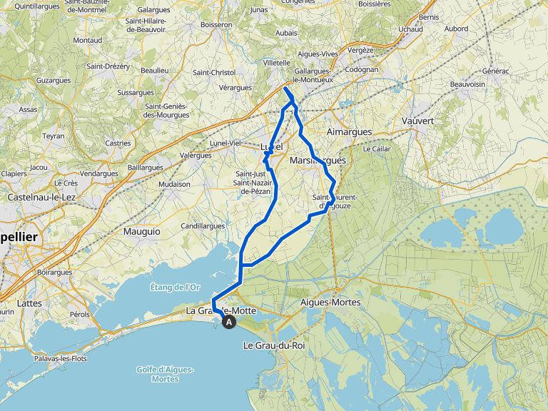 Lunel et Ambrussum — Circuits autour de La Grande Motte Tour à vélo